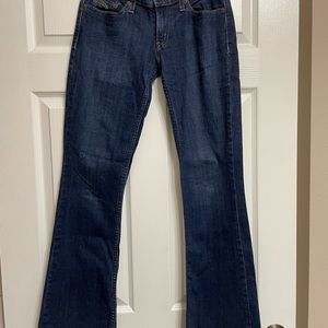 Levi’s super low flare jeans size 5